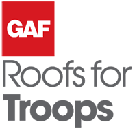 GAF roofs for troops